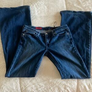 AG Low-Rise Boot Cut Jeans